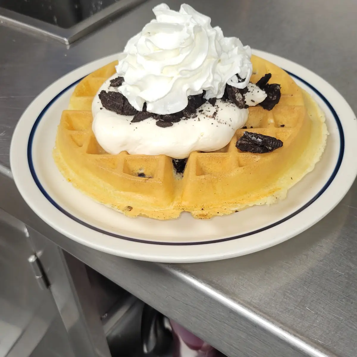 Oreo Cream Cheese Waffle
