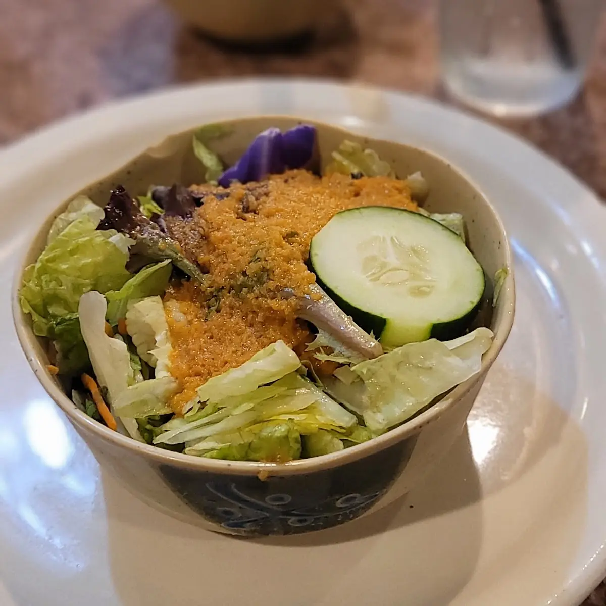 Salad with Ginger Dressing
