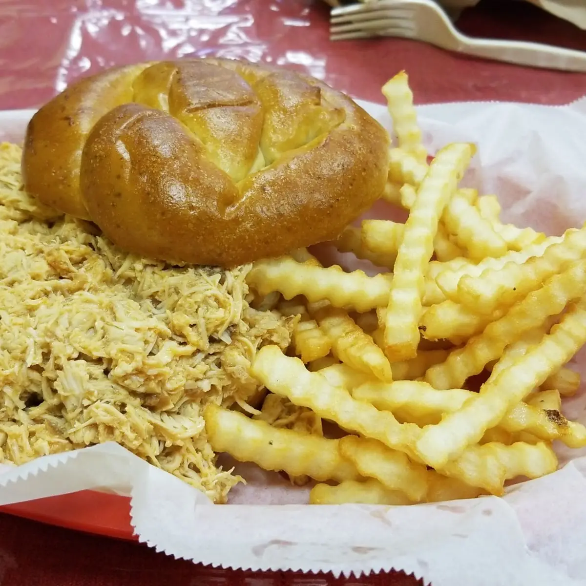 Cluckin’ Chicken Sandwich