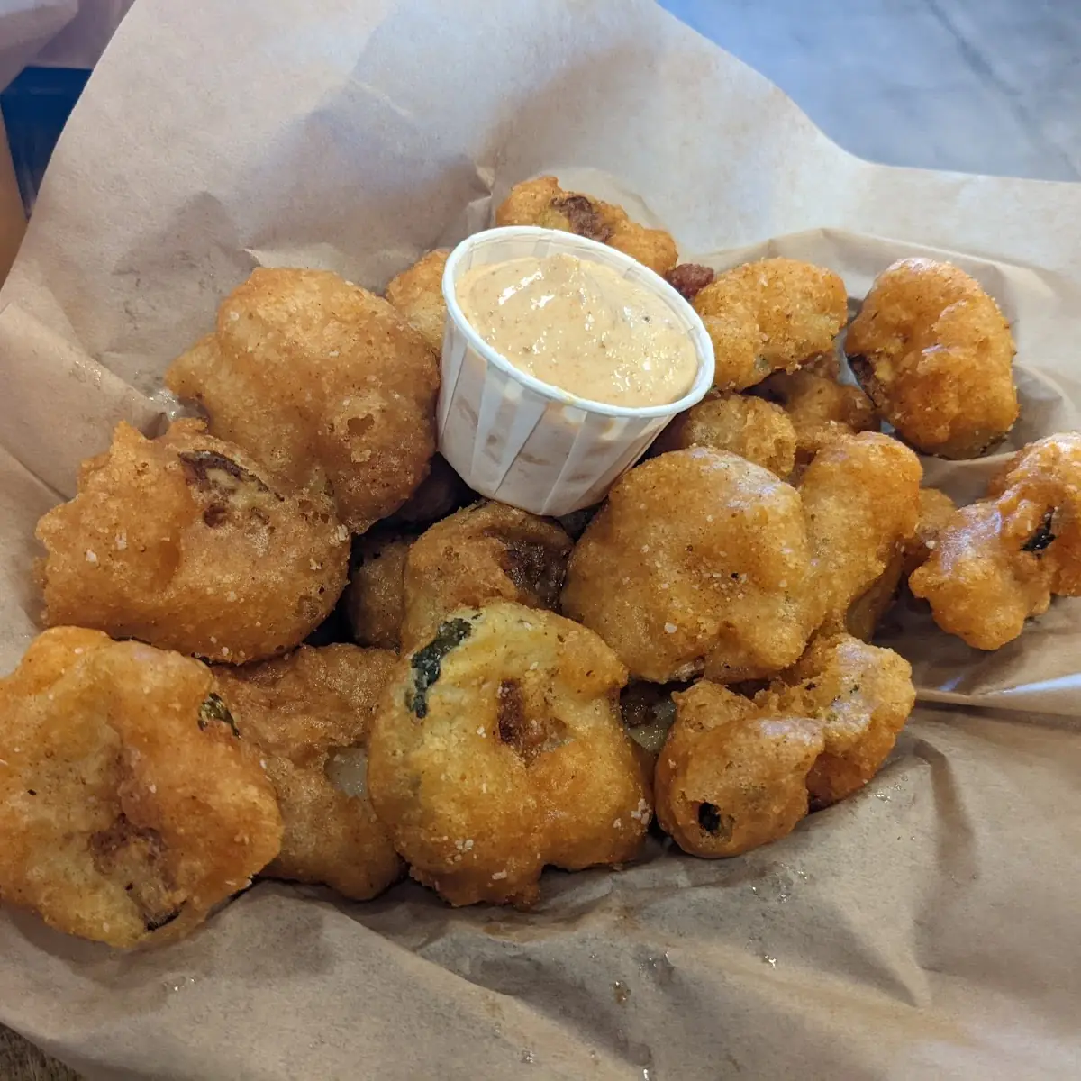 Beer Battered Mushrooms