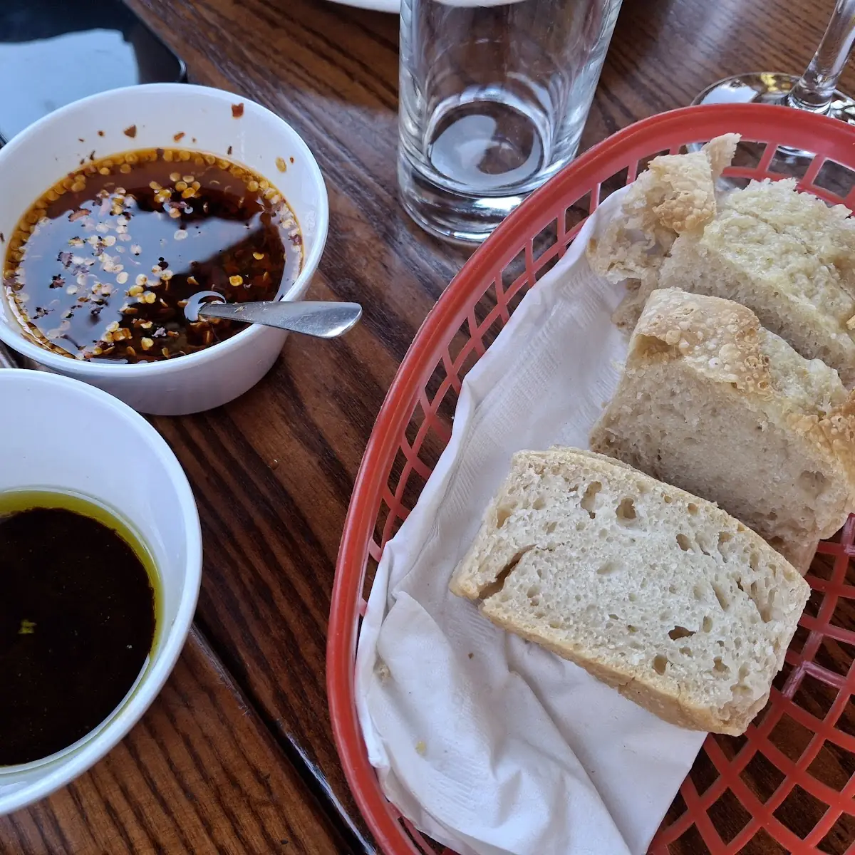 Fresh Bread with Olive Oil