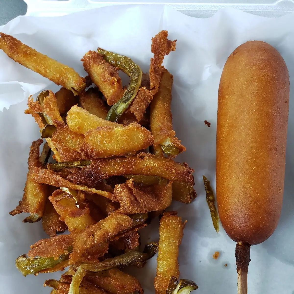 Spicy Fried Pickles