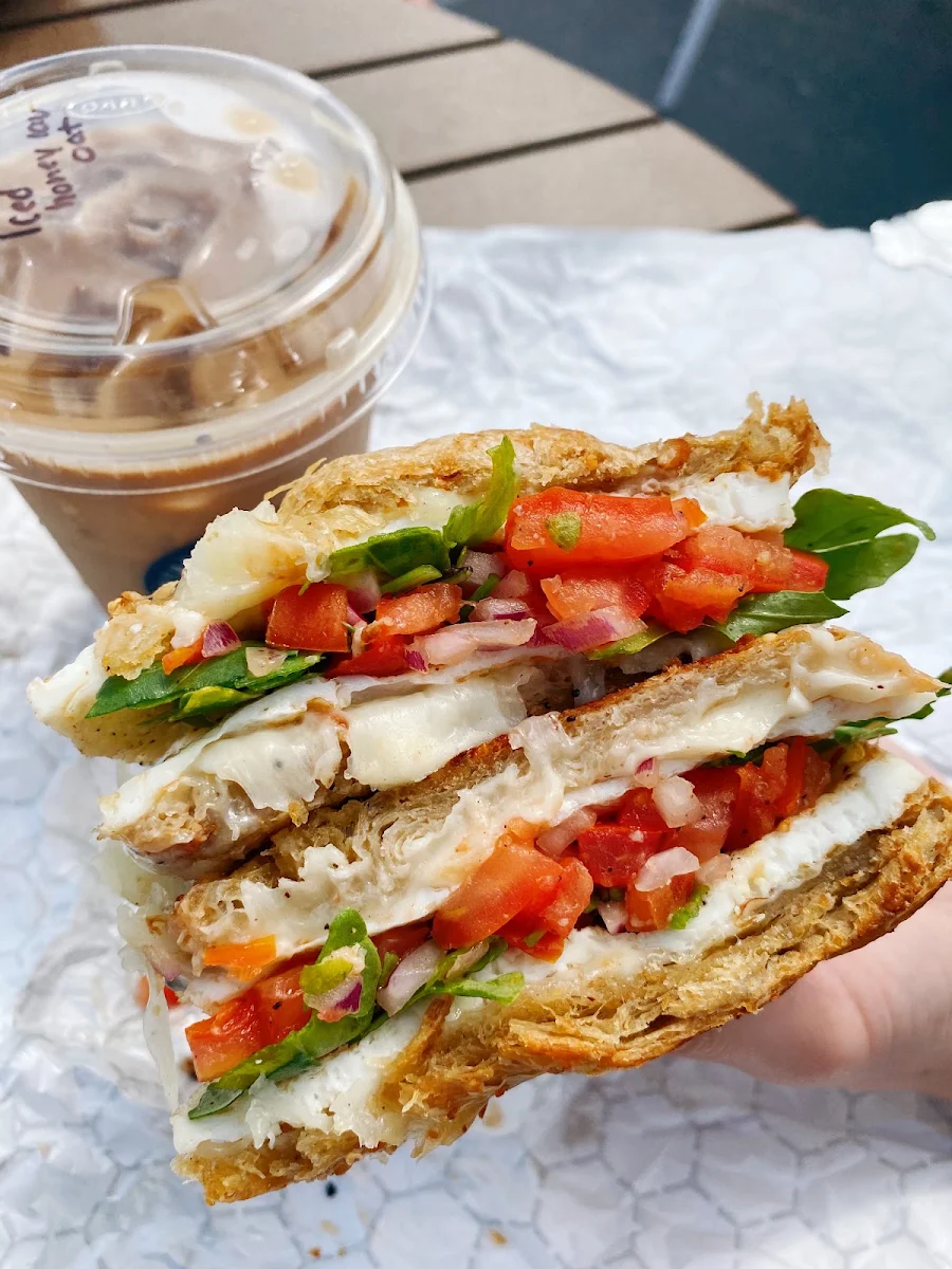 Egg White Bruschetta Sandwich