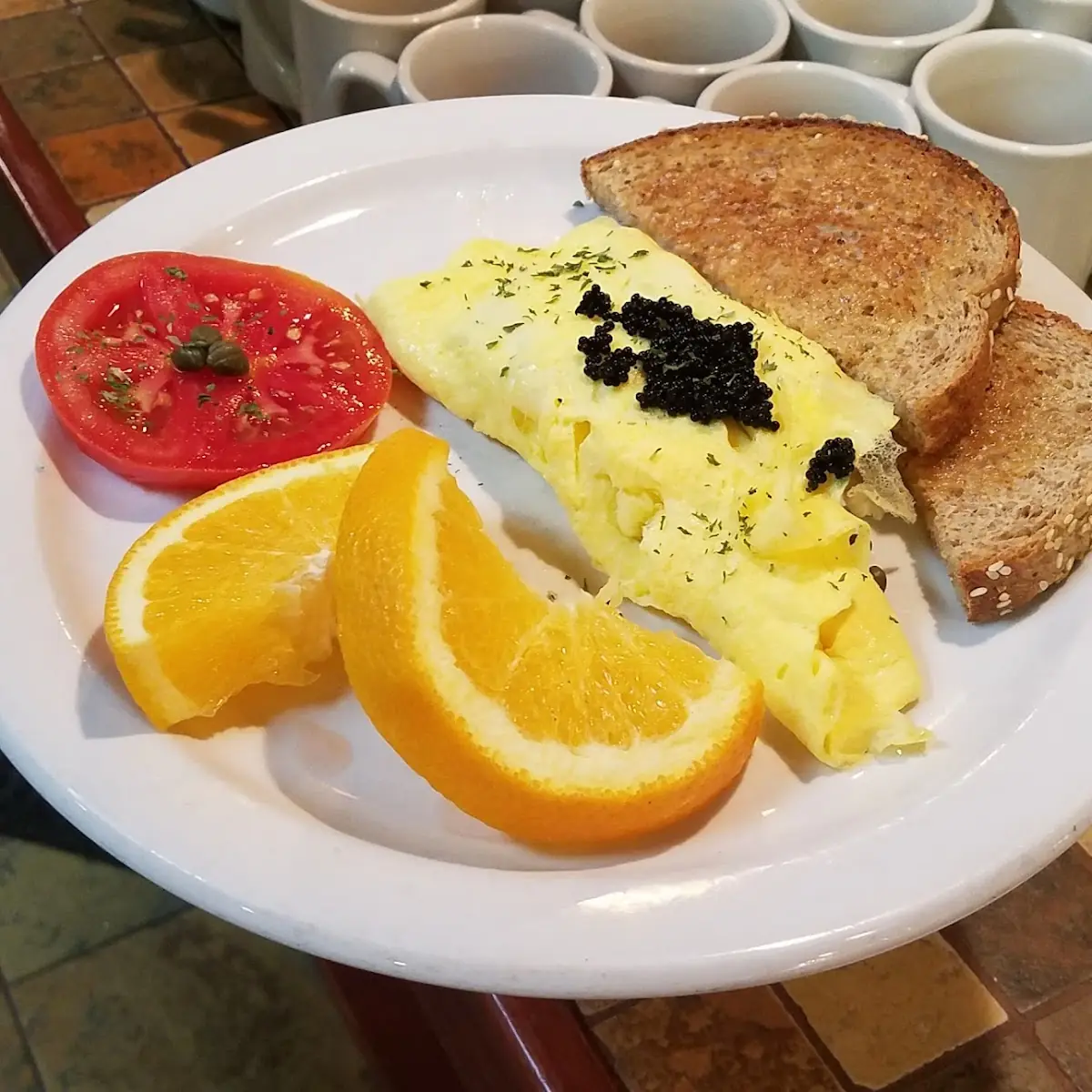 Salmon Omelet with Cream Cheese