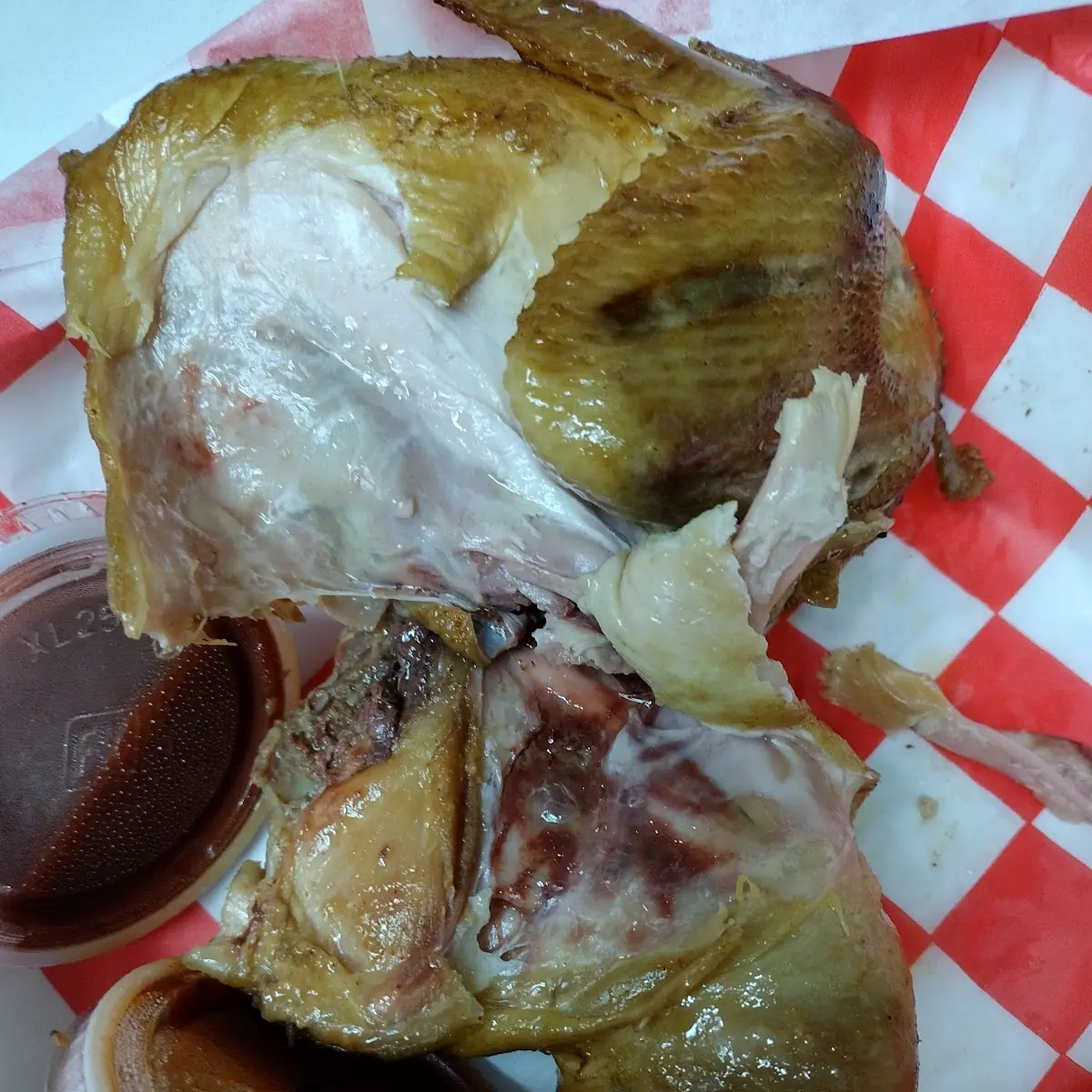 Half Smoked Chicken Still Raw