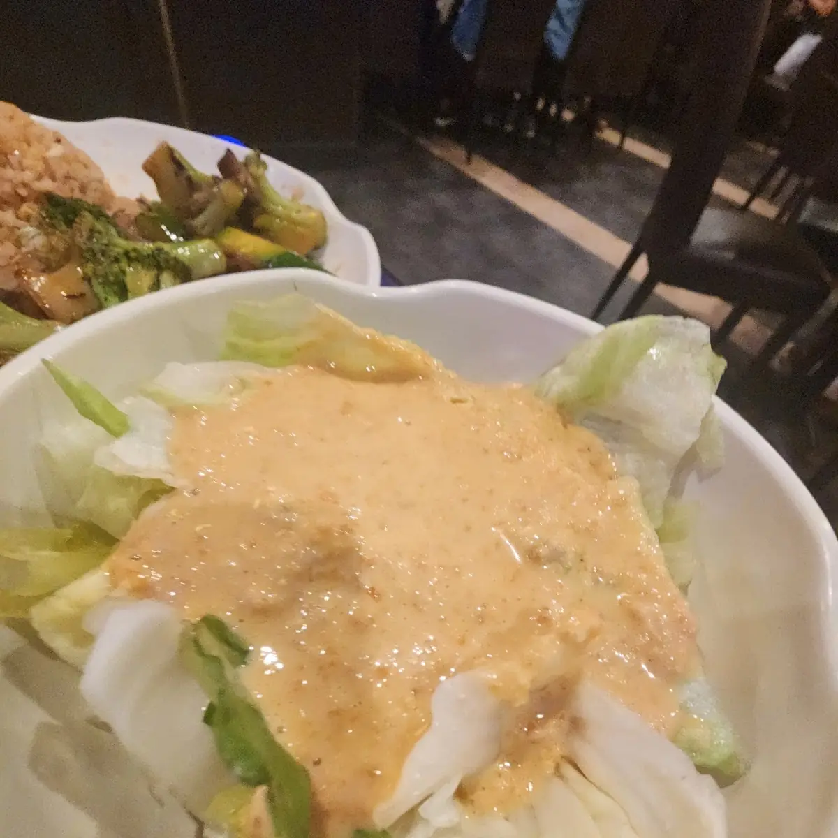 House Salad with Ginger Dressing