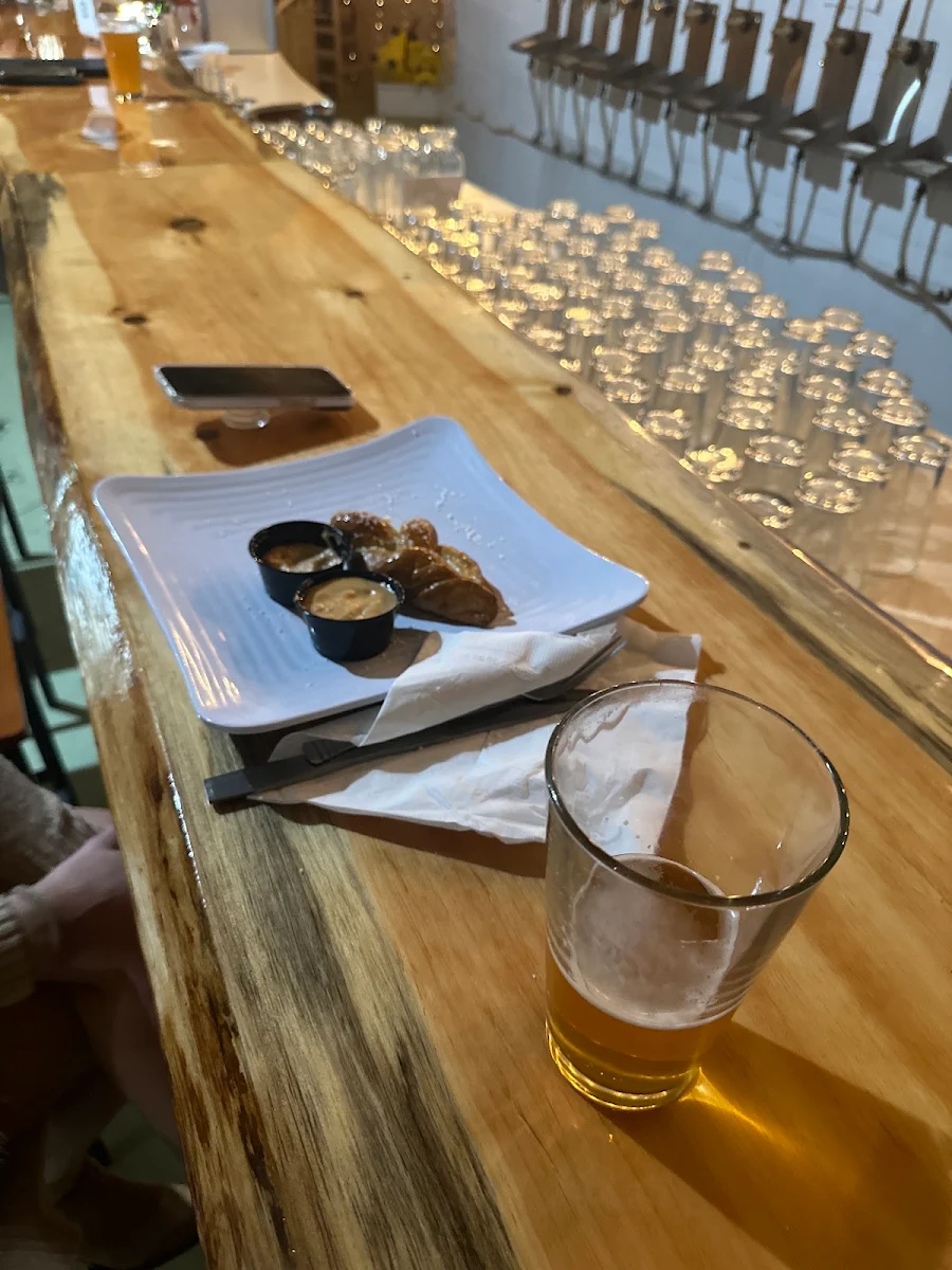 Pretzel with Beer Cheese
