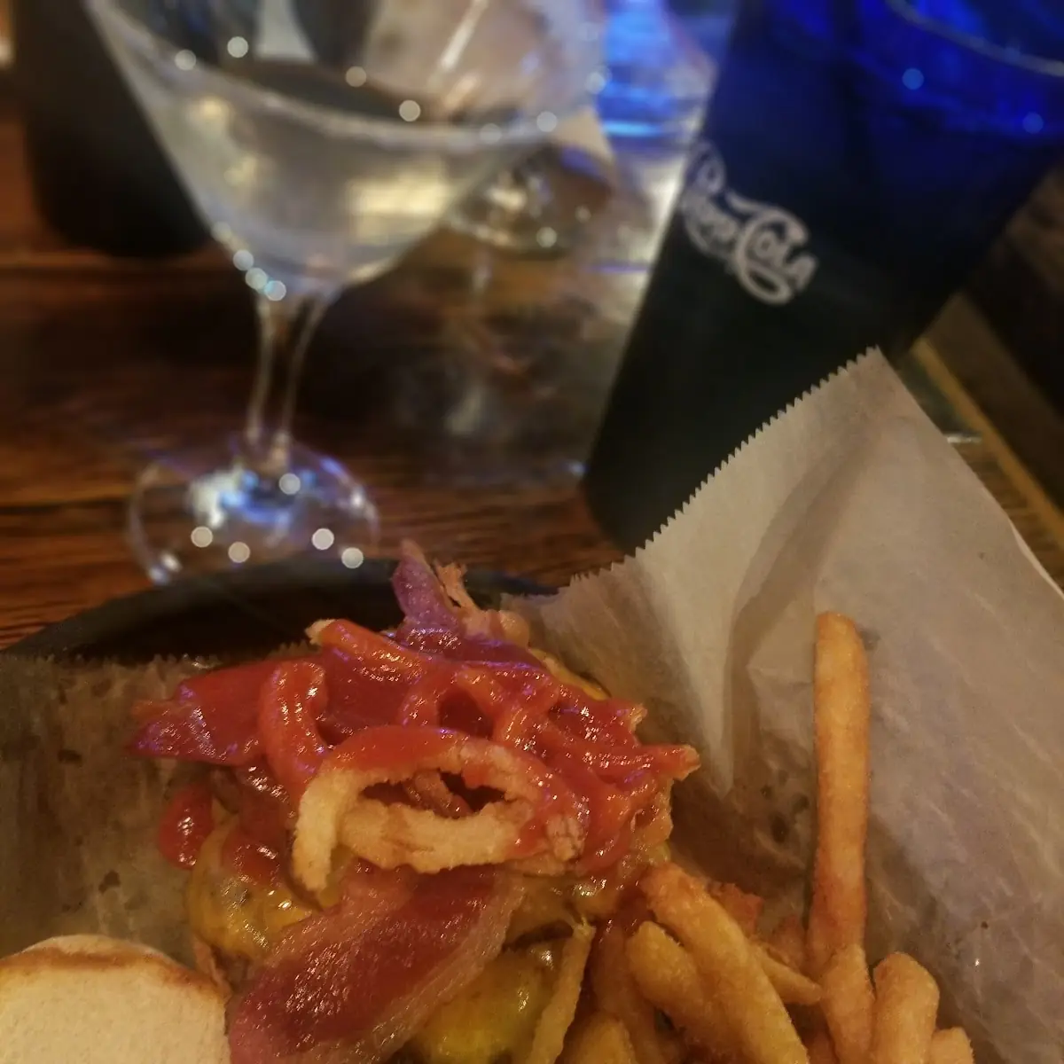 BBQ Bacon Cheeseburger with Fries