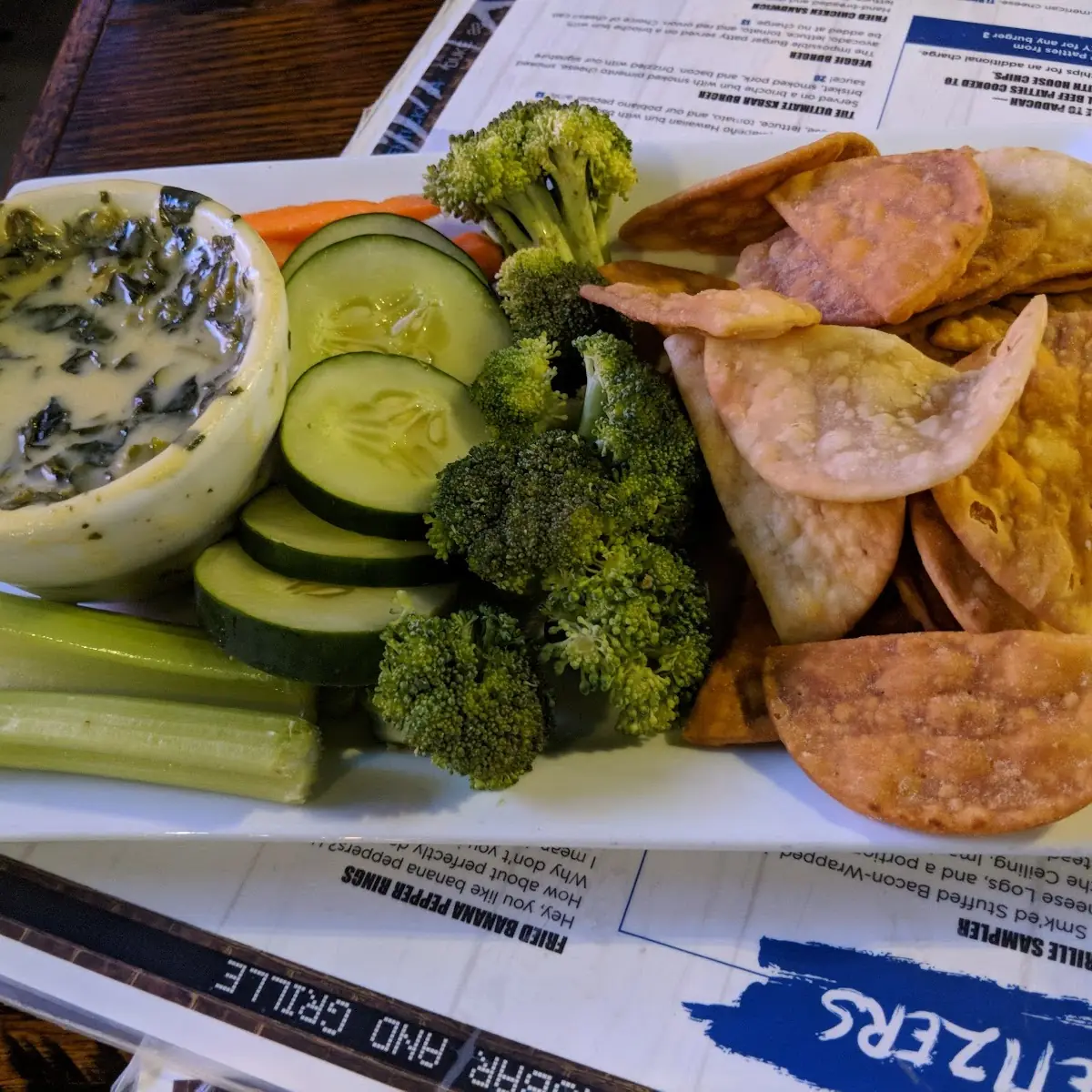 Spinach Dip with Veggies