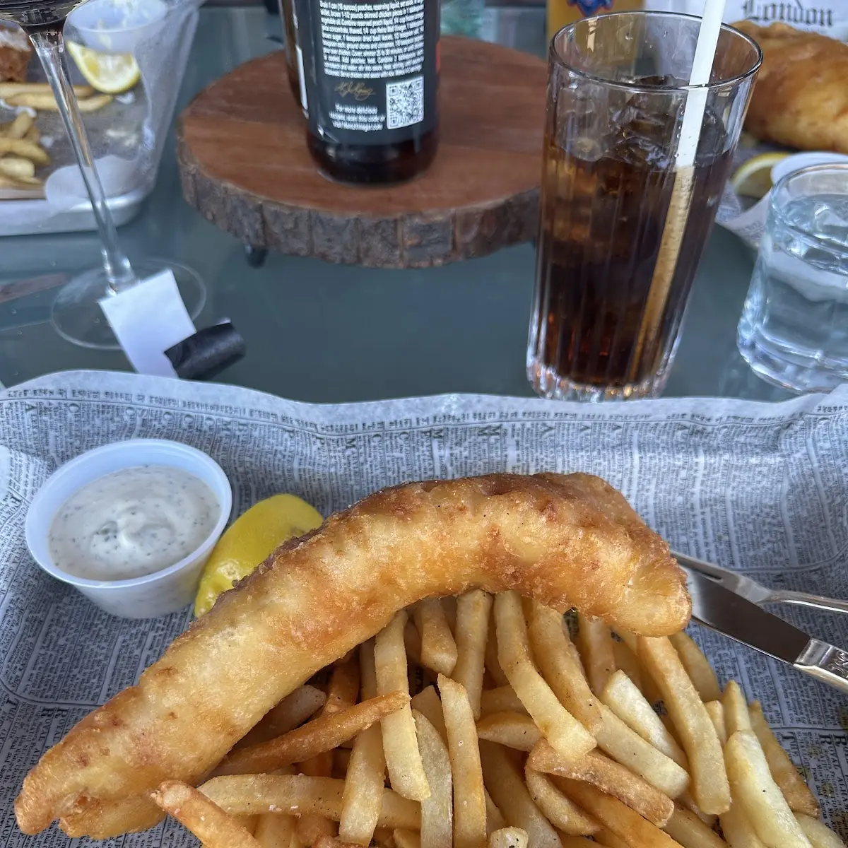 Fish and Chips with Tartar