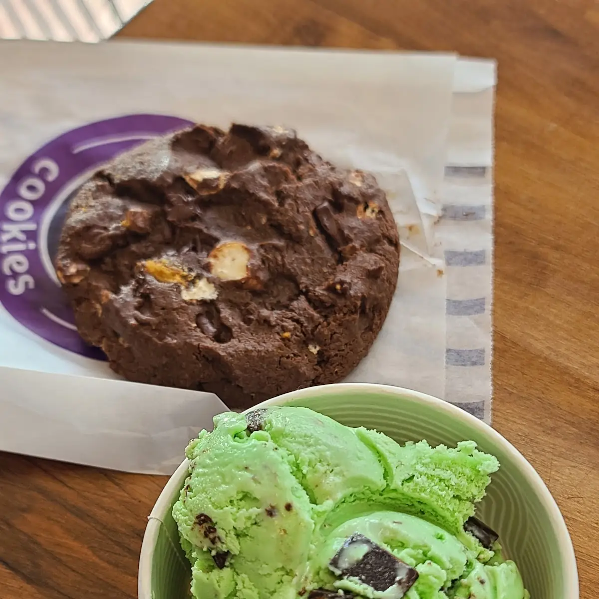 S'Mores and Mint Chocolate Ice Cream