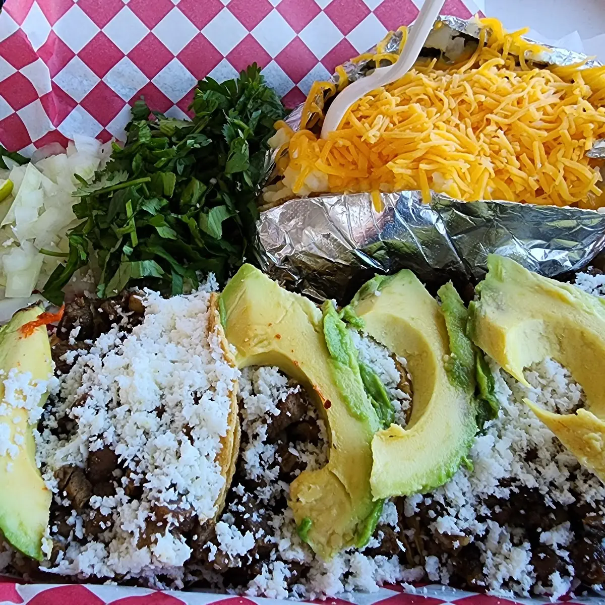 Tacos De Bistek Combo