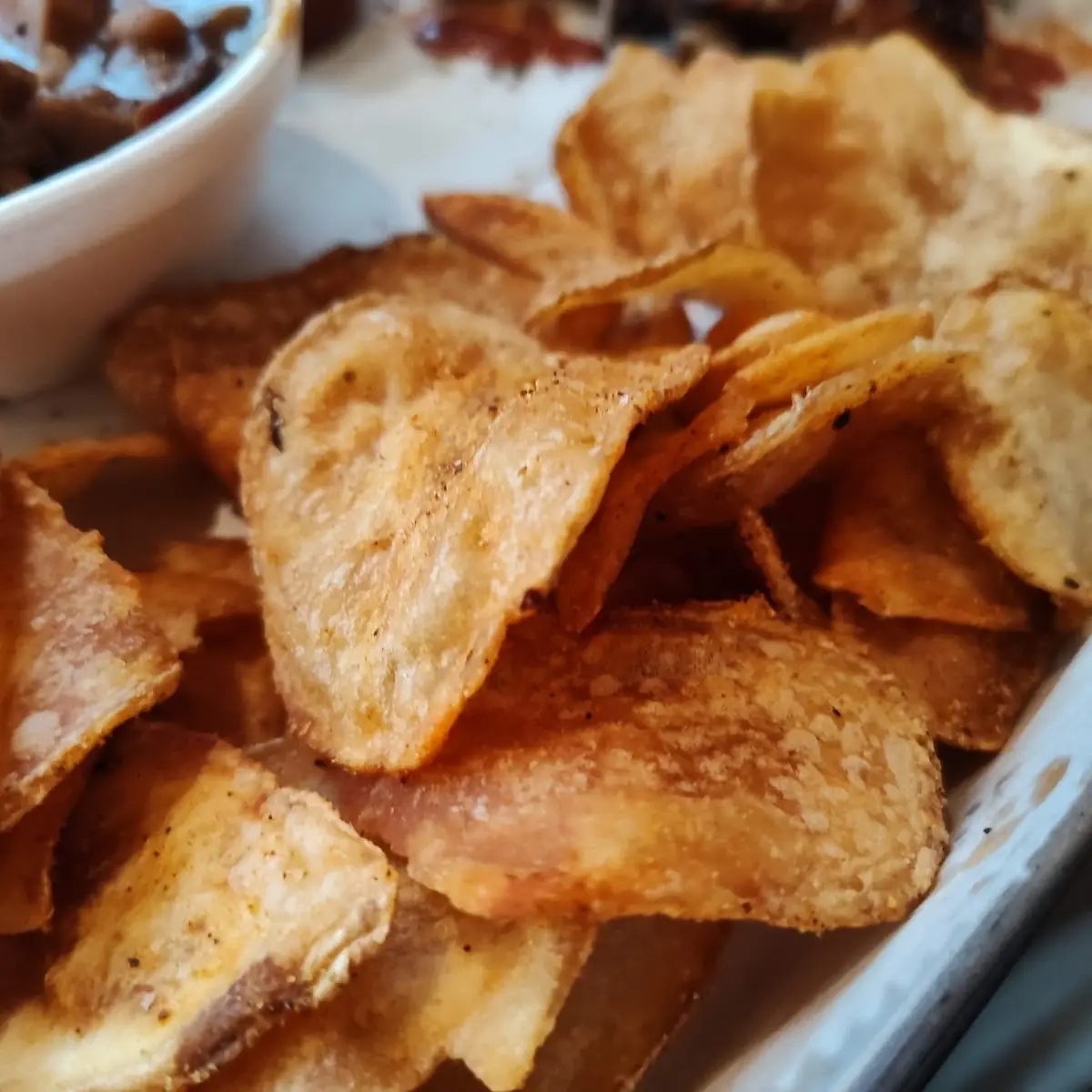 Homemade BBQ Potato Chips