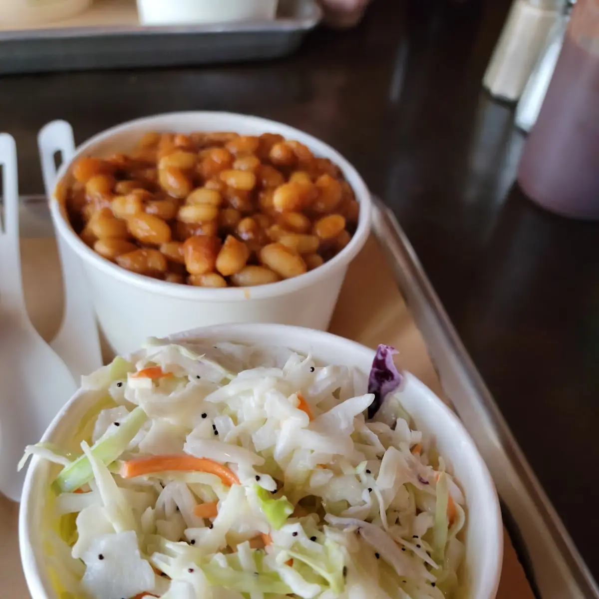 Cole Slaw and Baked Beans