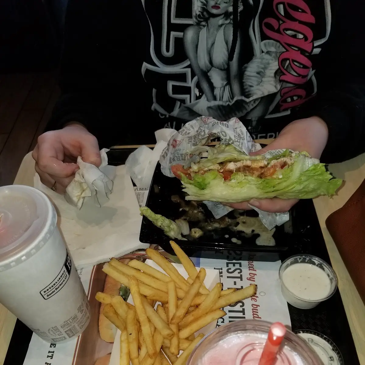 Grilled Chicken Burger Protein Style