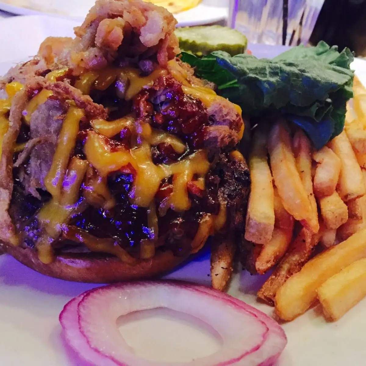 Bourbon Barrel Mushroom Burger
