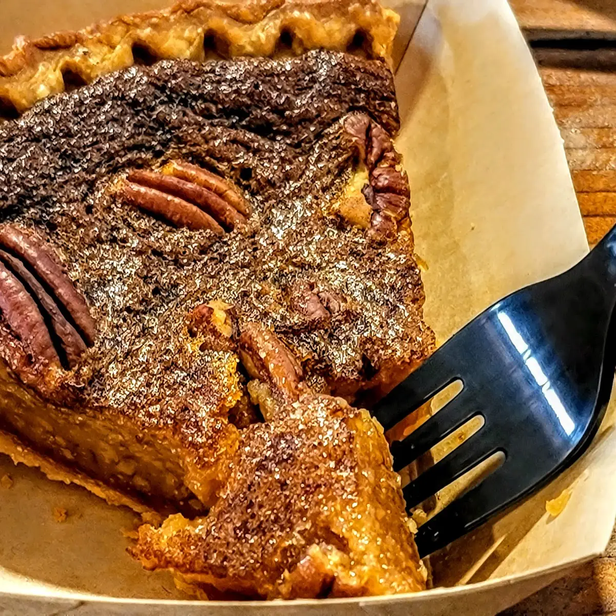 Smoked Pecan Pie