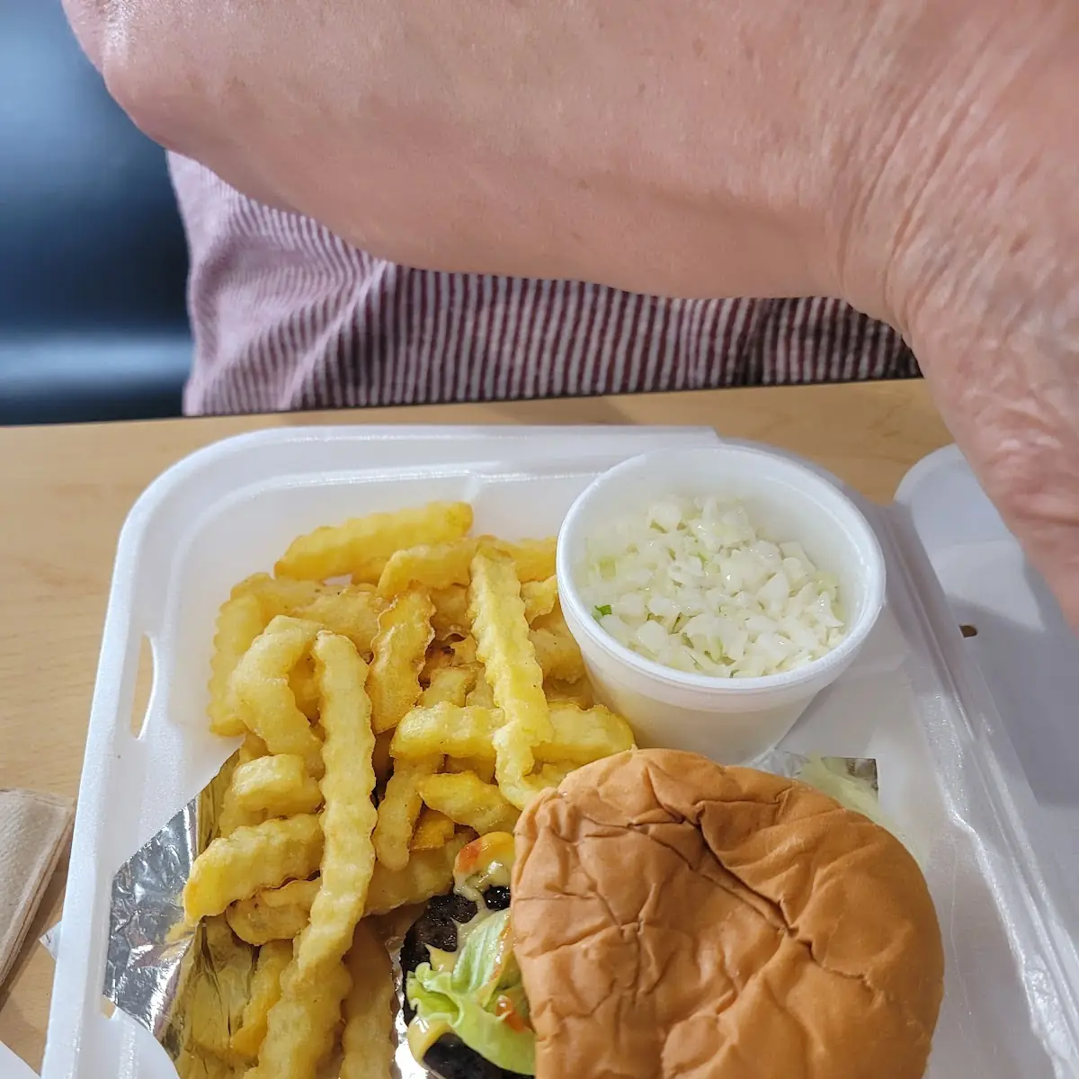 Double Cheeseburger Combo with Coleslaw