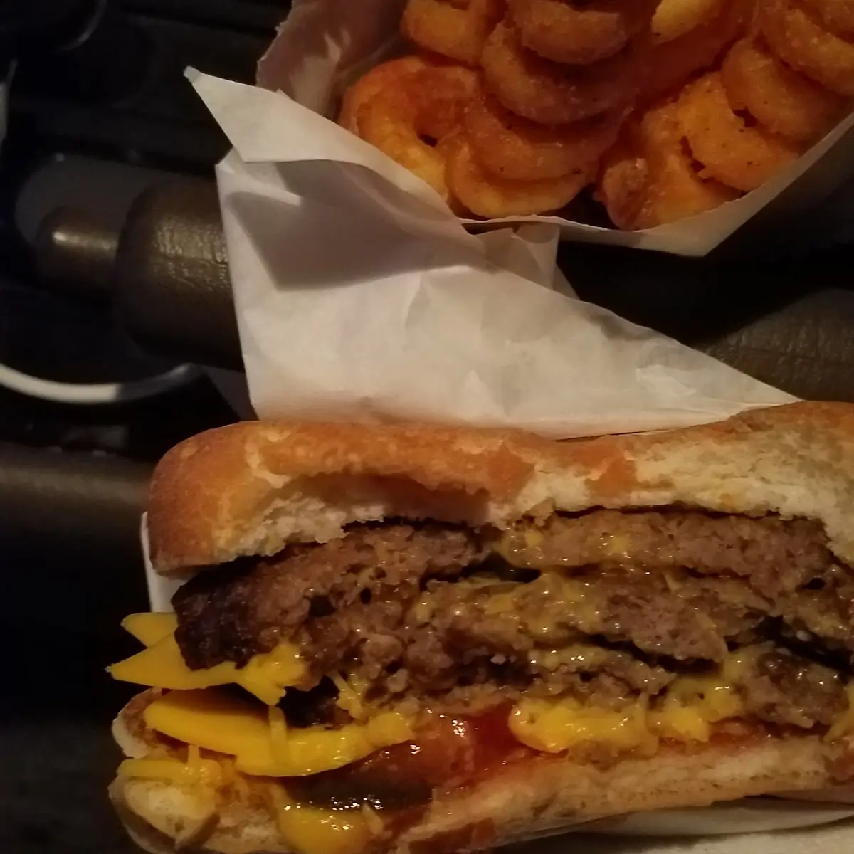 Triple Cheeseburger Curly Fries