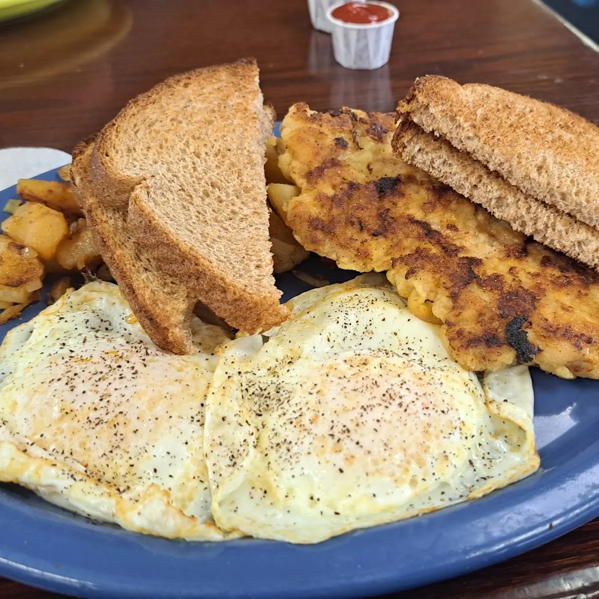 Country Sausage & Cheese Omelet