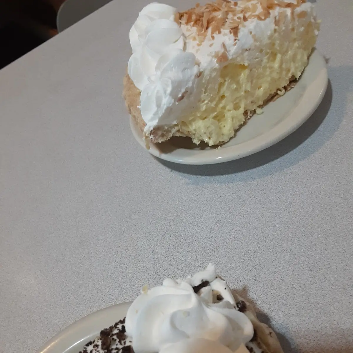 Coconut Cream Pie & Oreo Pie