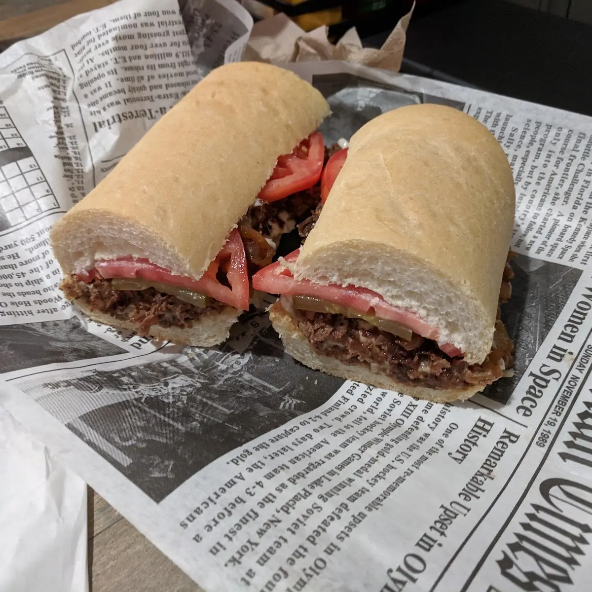 Philly Cheese Steak Poboy
