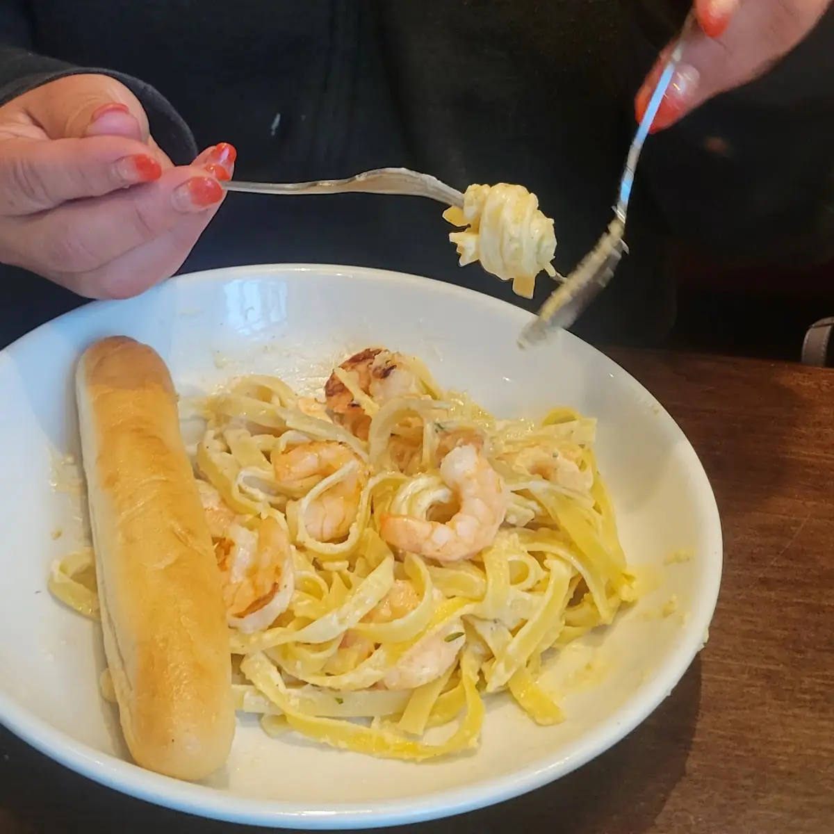 Shrimp Alfredo