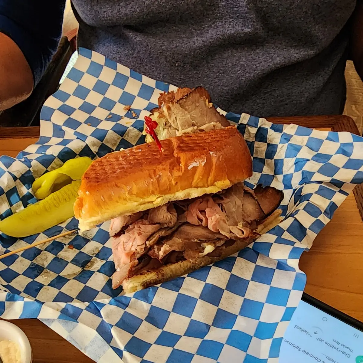 Half French Dip