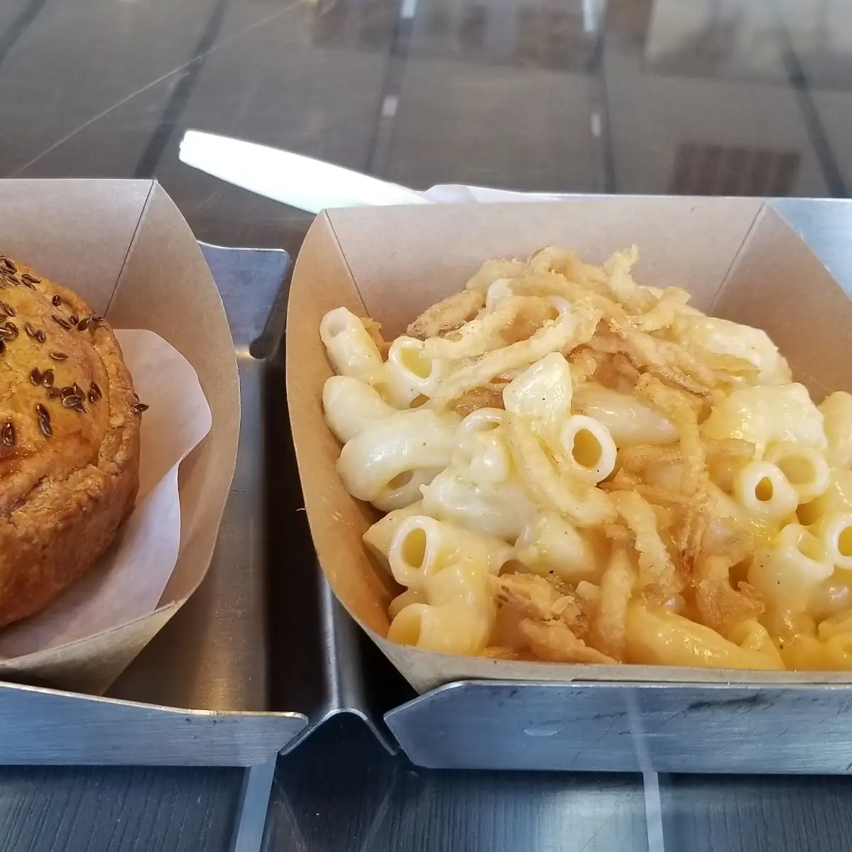 Veggie Bitez and Mac and Cheese