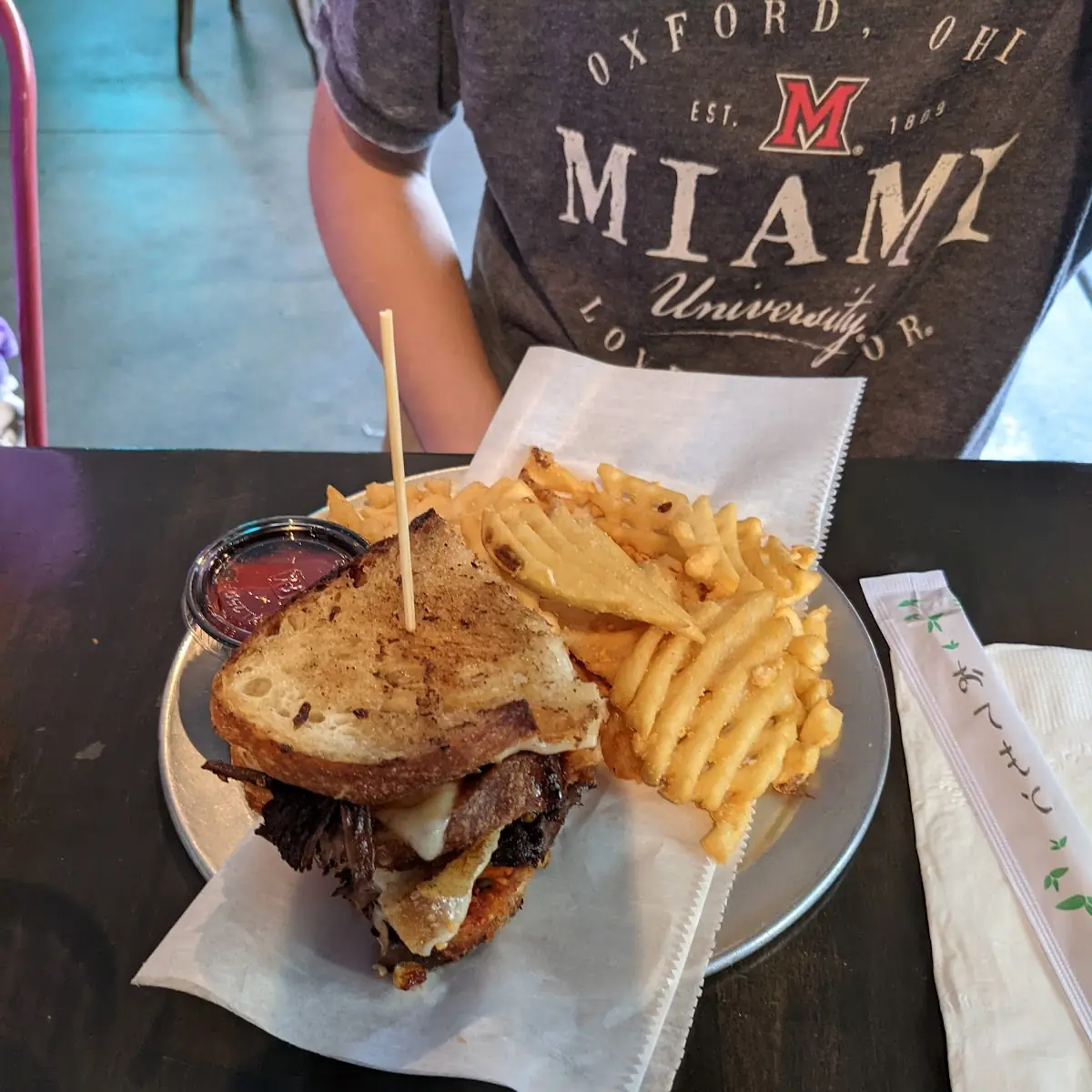 Grilled Cheese Ribs Sandwich