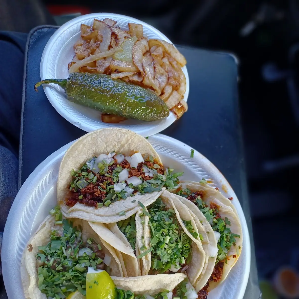 Tripa Asada Lengua Chile Verde