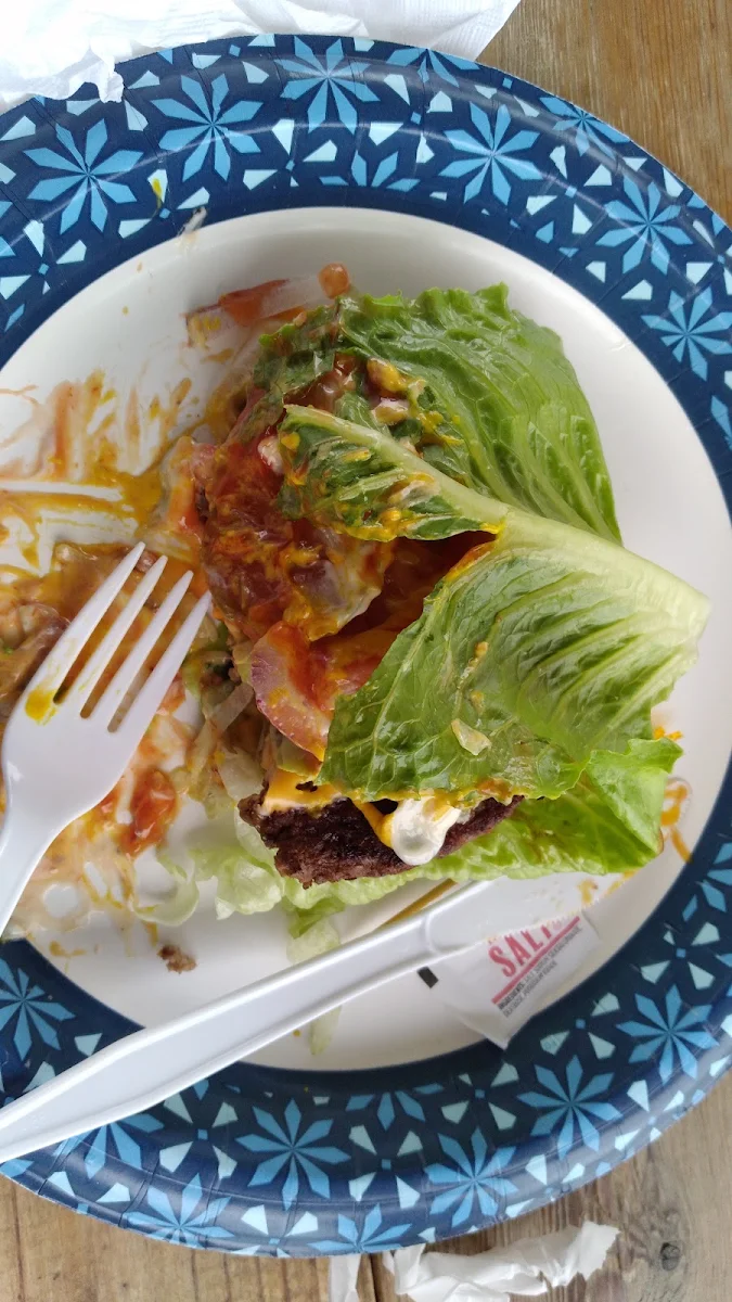 Lettuce Wrap Cheeseburger