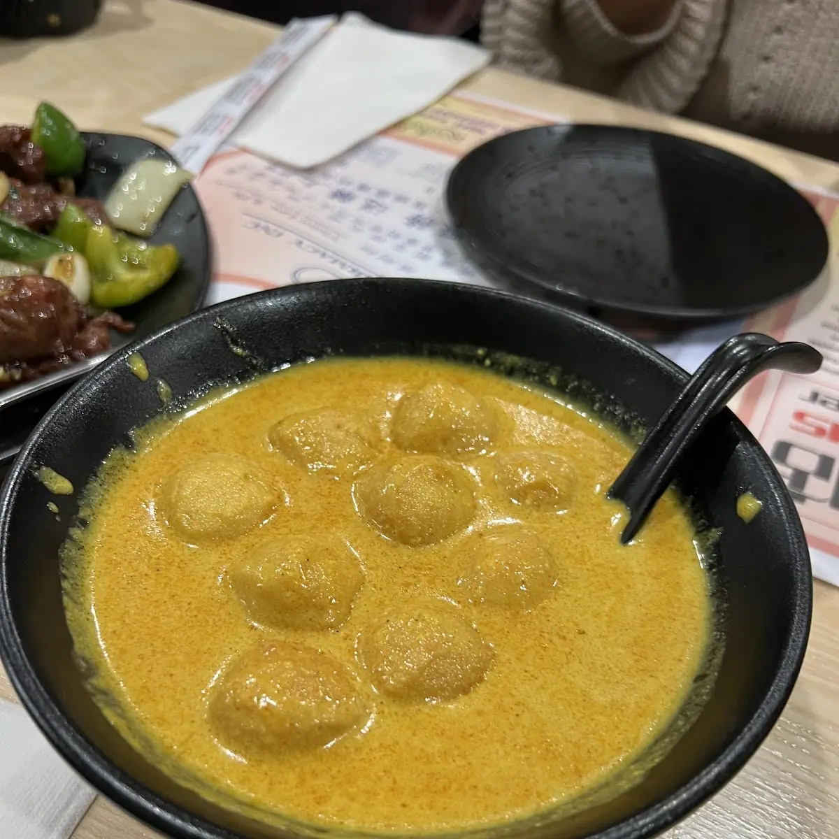 Fried Fish Balls in Cury Sauce