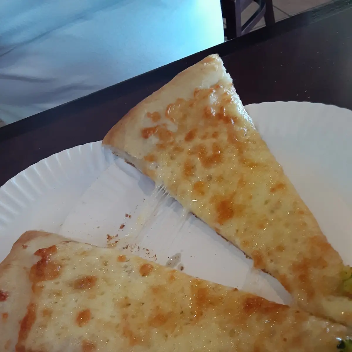 White Pizza Slice
