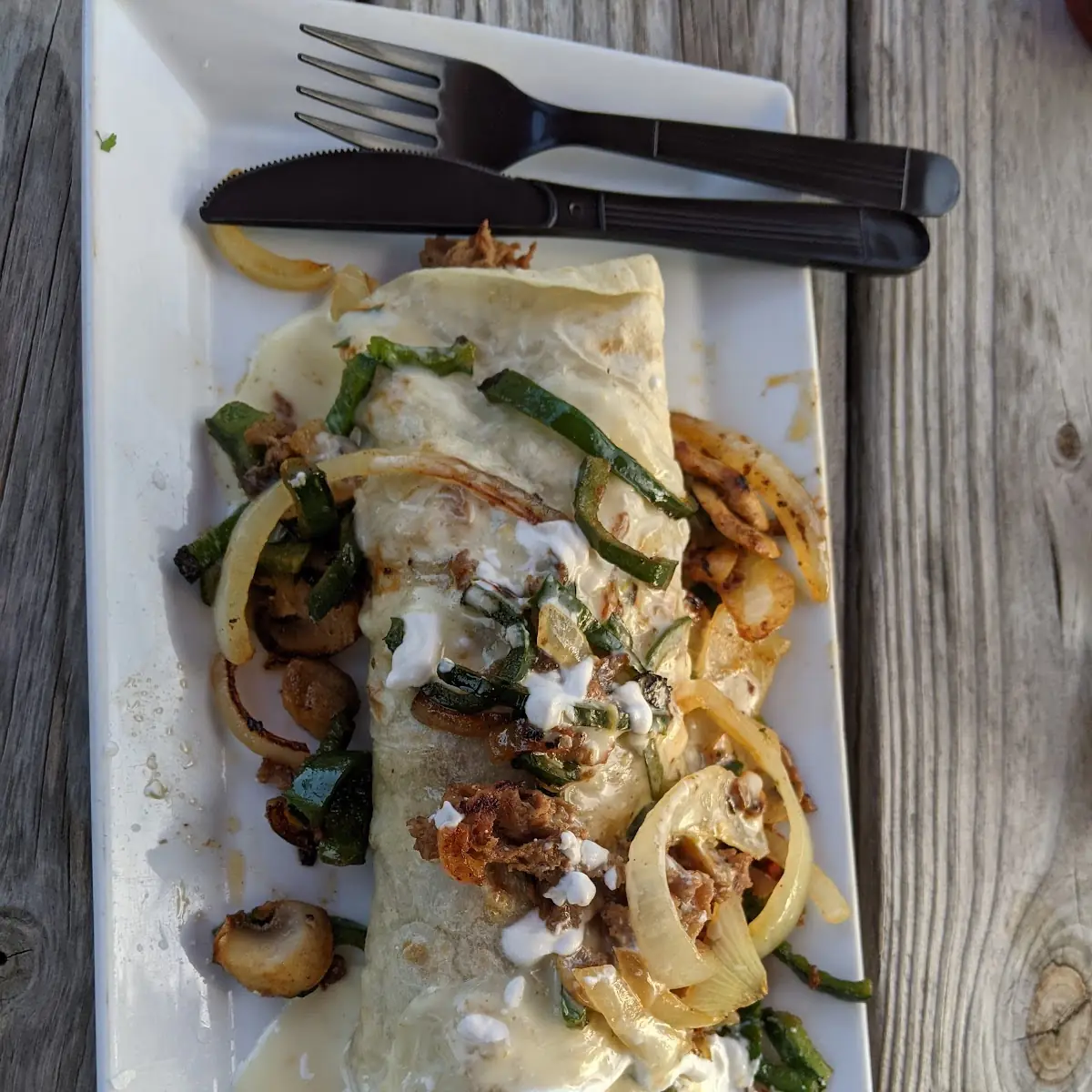 Cheese Steak Burrito