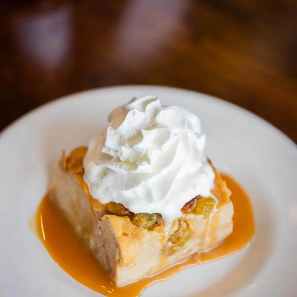 Bread Pudding with Caramel Sauce
