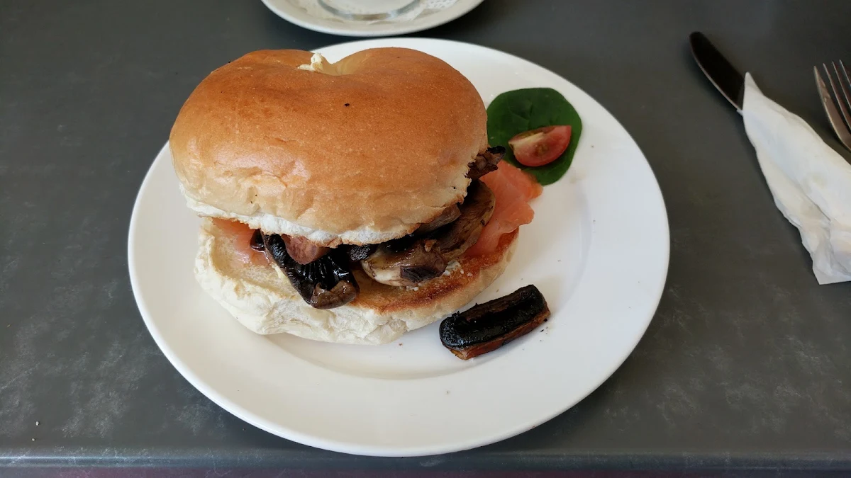 Chicken Burger, Coast Roast Coffee