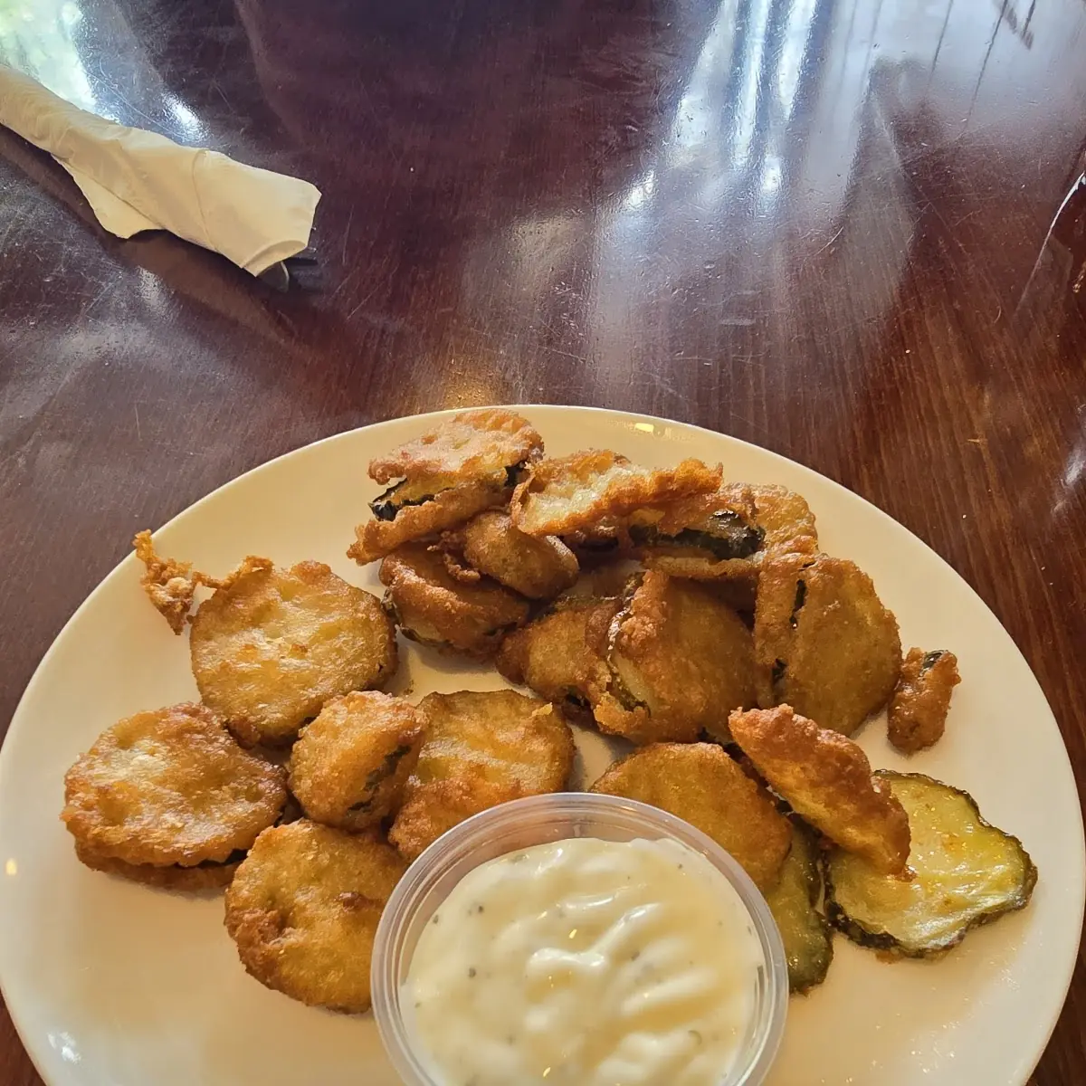 Battered Fried Pickle Chips