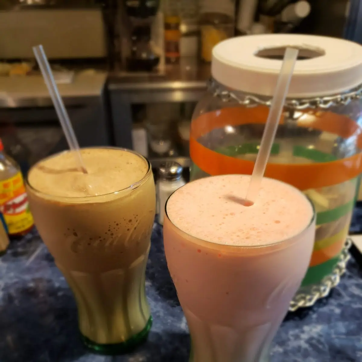 Chocolate & Strawberry Milkshakes