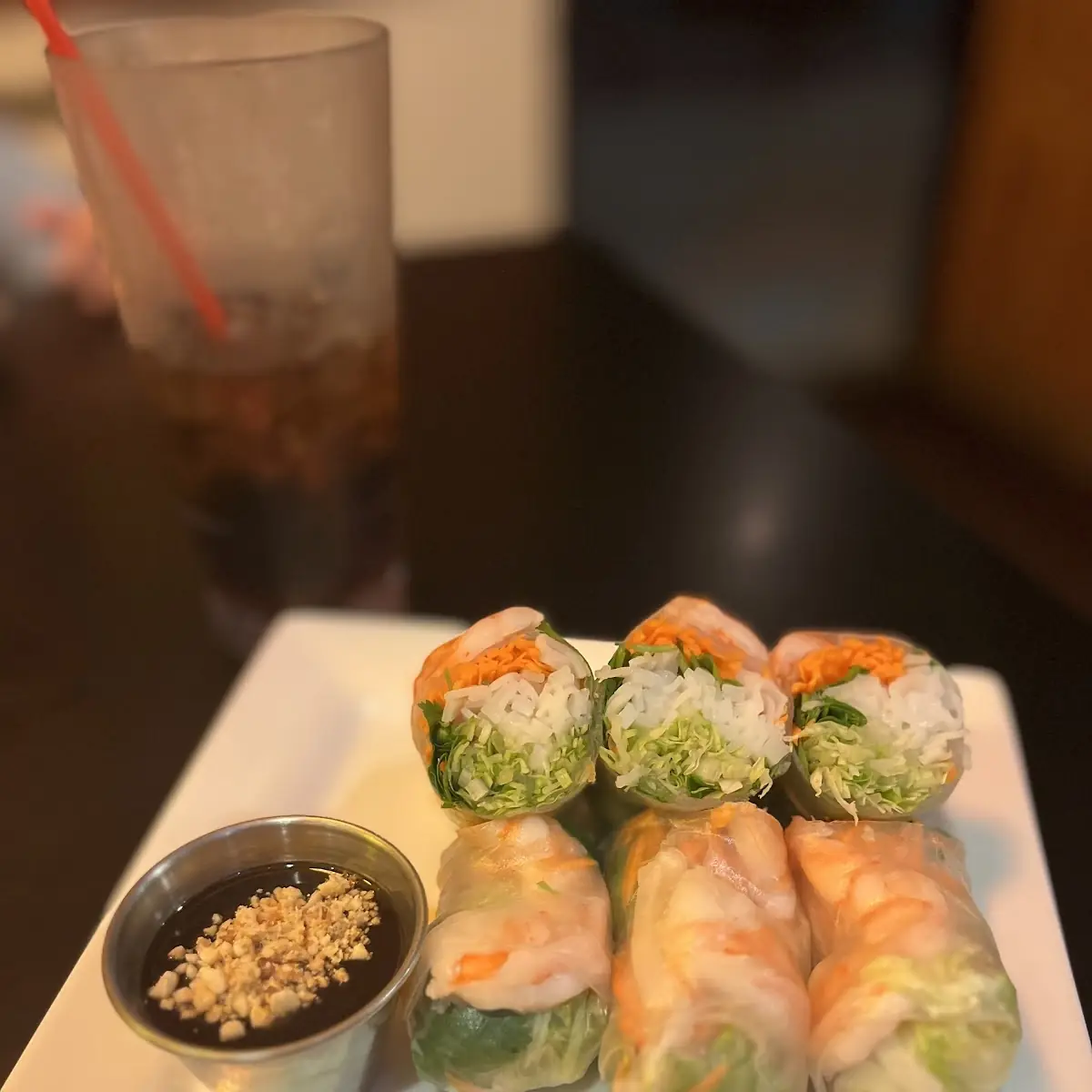 Fresh Shrimp Summer Rolls with Sauce