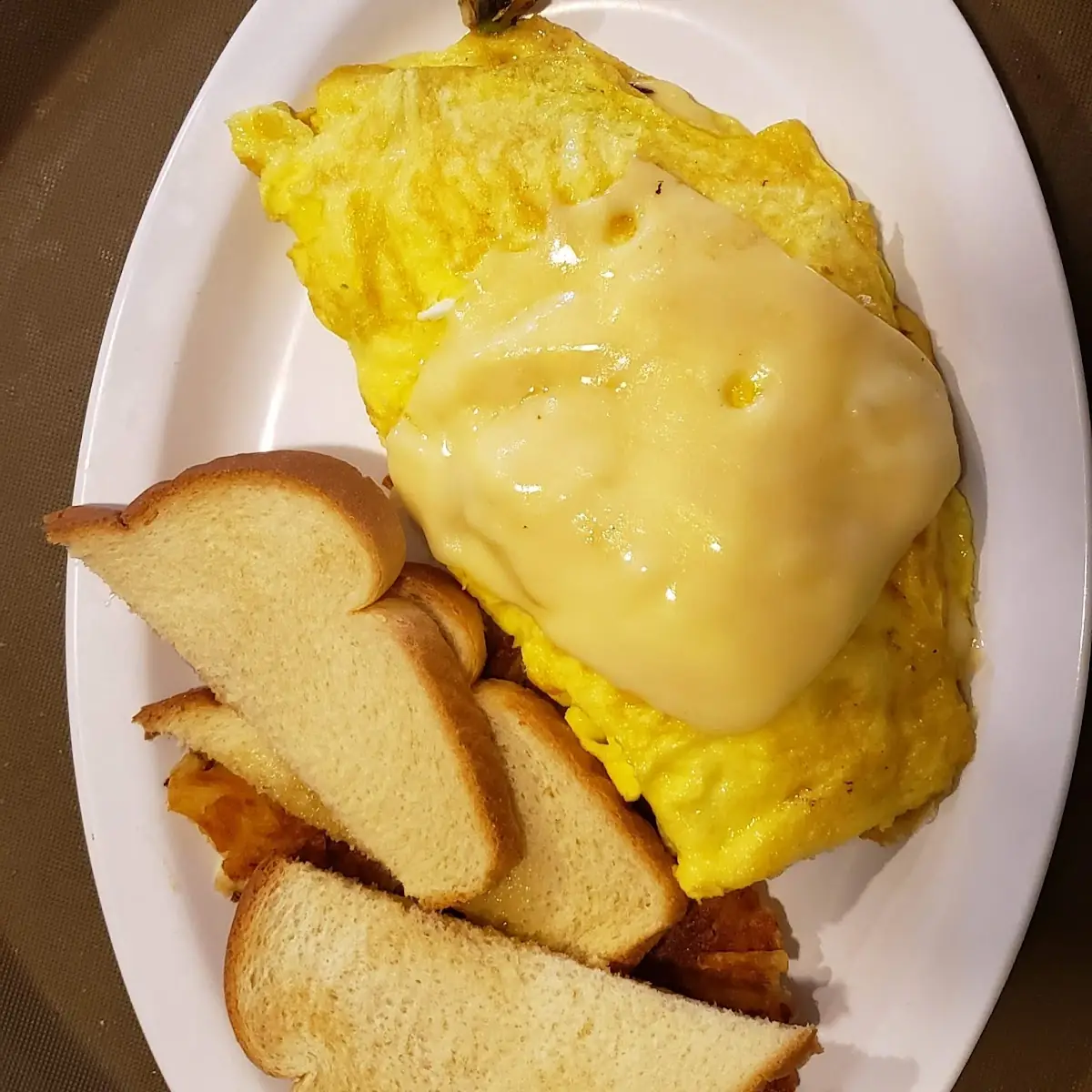 Avocado Bacon Cheese Omelet