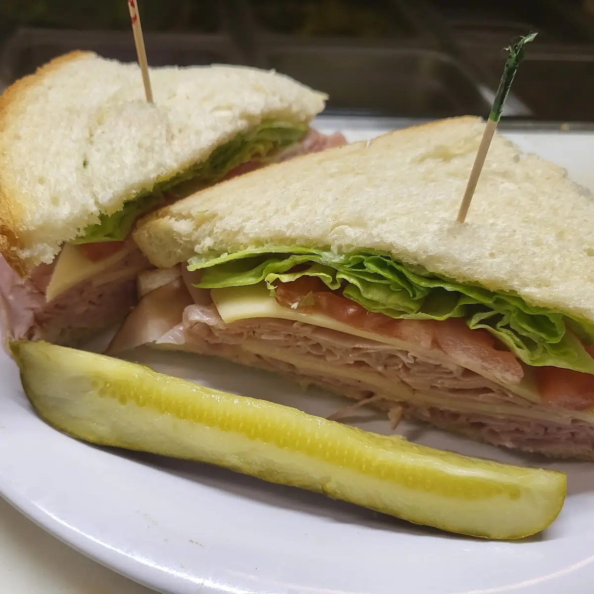 Ham and Swiss Burger