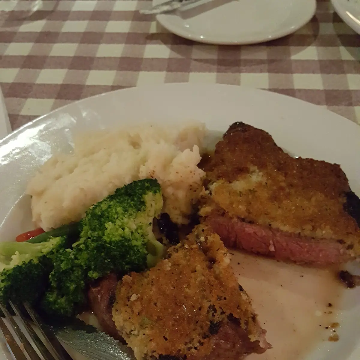 Parmesan Crusted Strip Steak