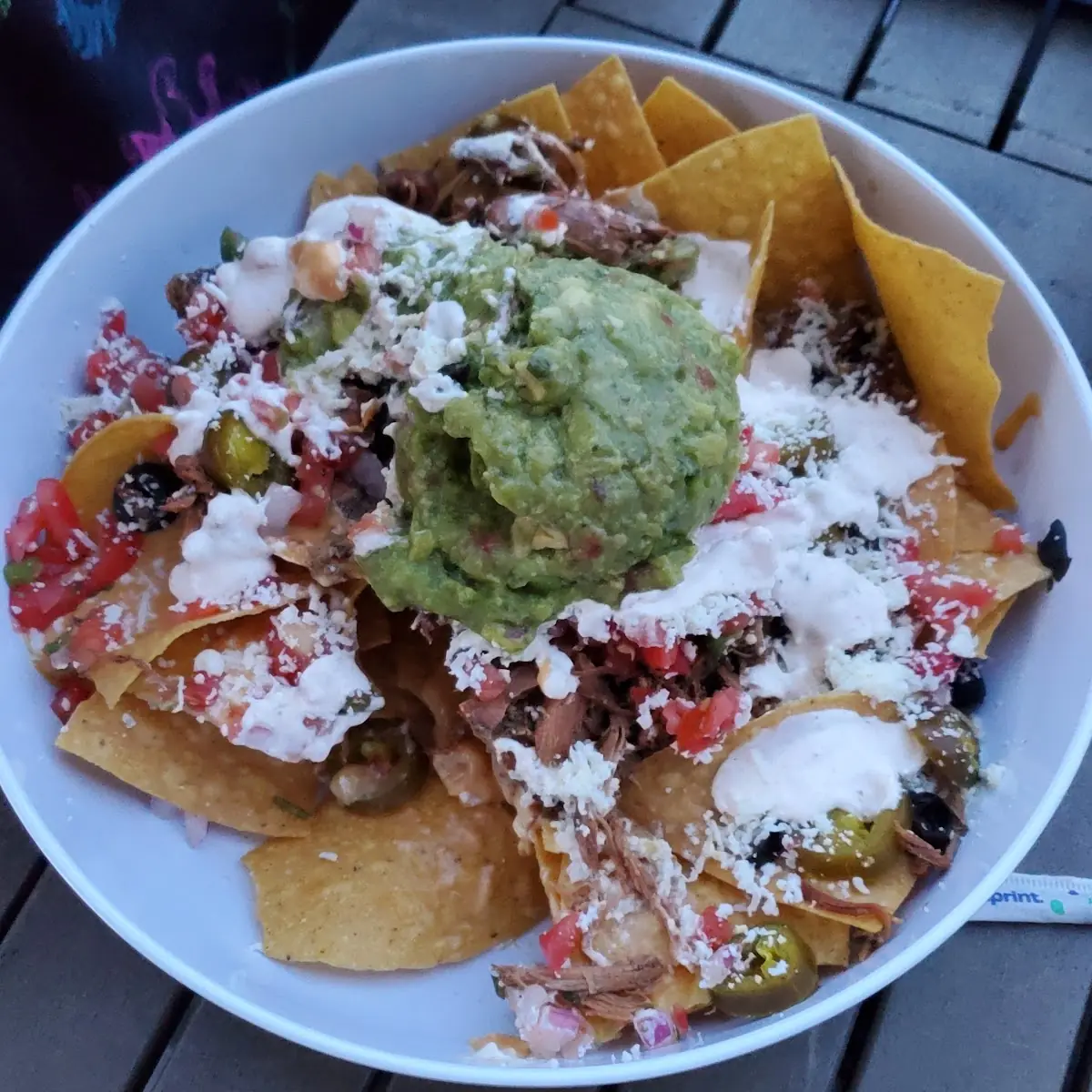 Loaded Jerk Chicken Nachos