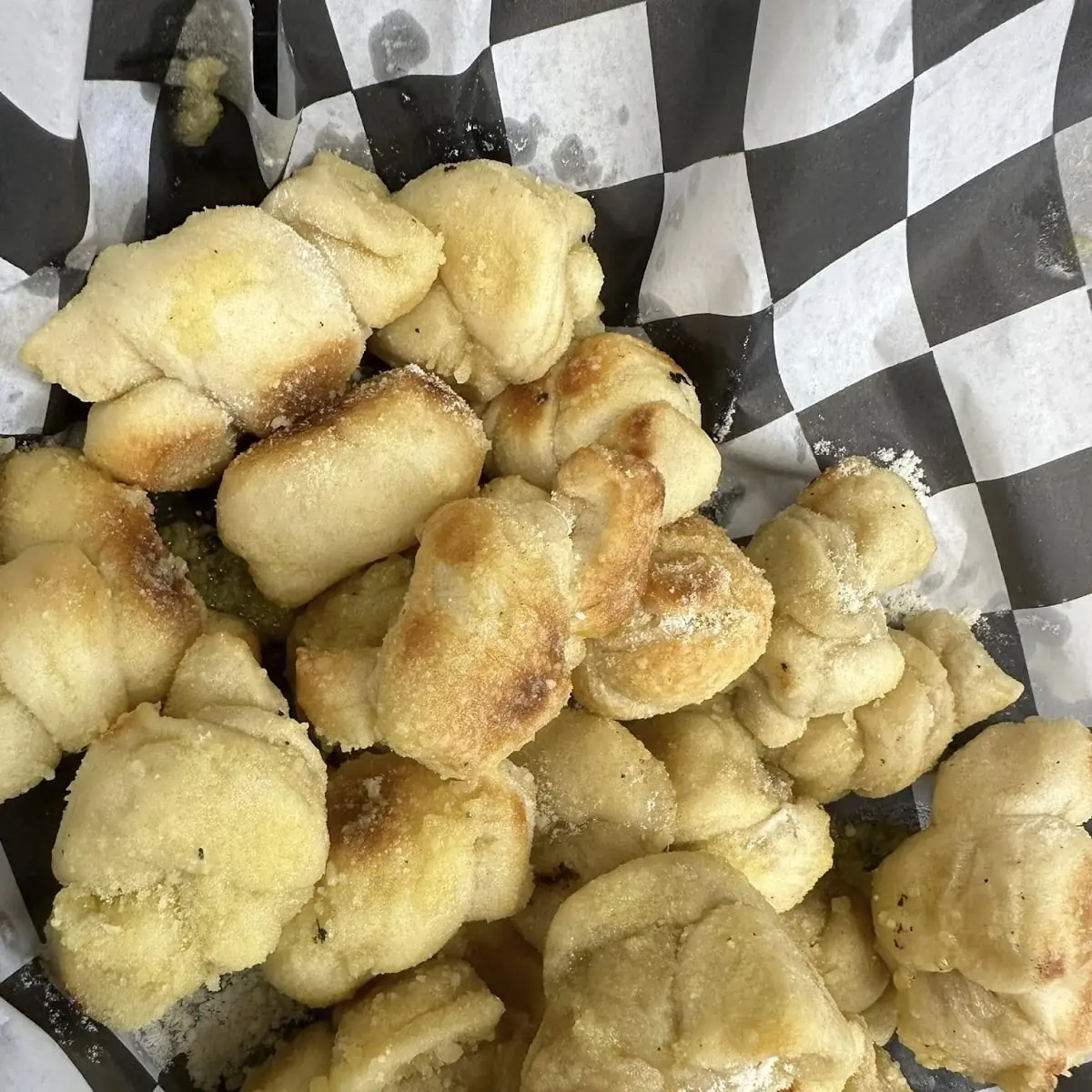 Garlic Parmesan Knots