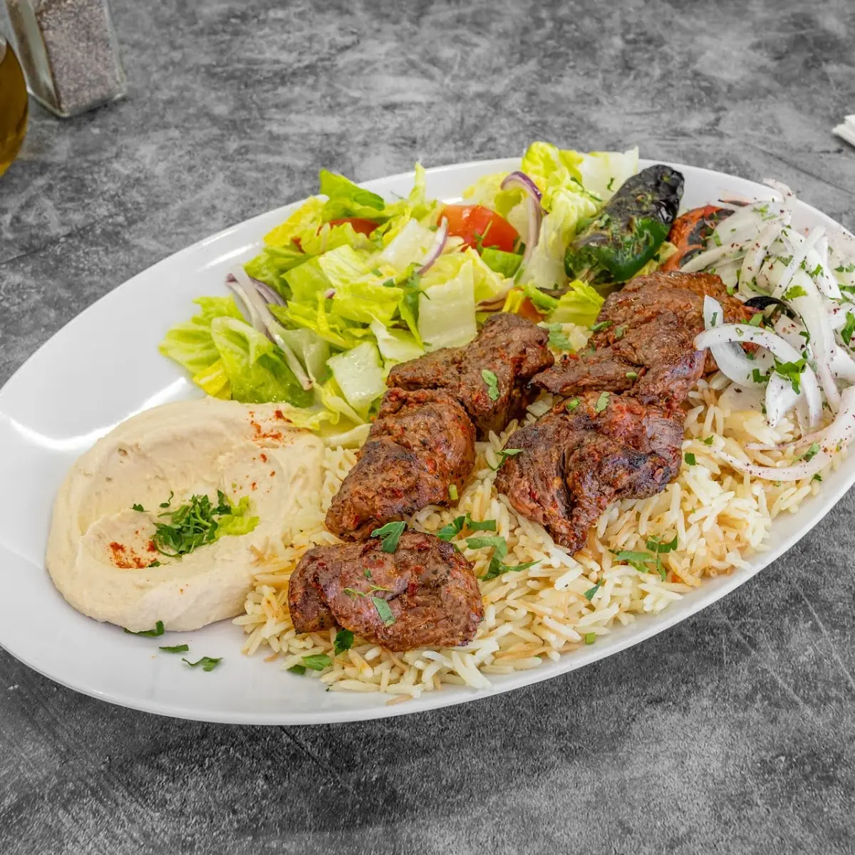 Kafta Kabob Plate