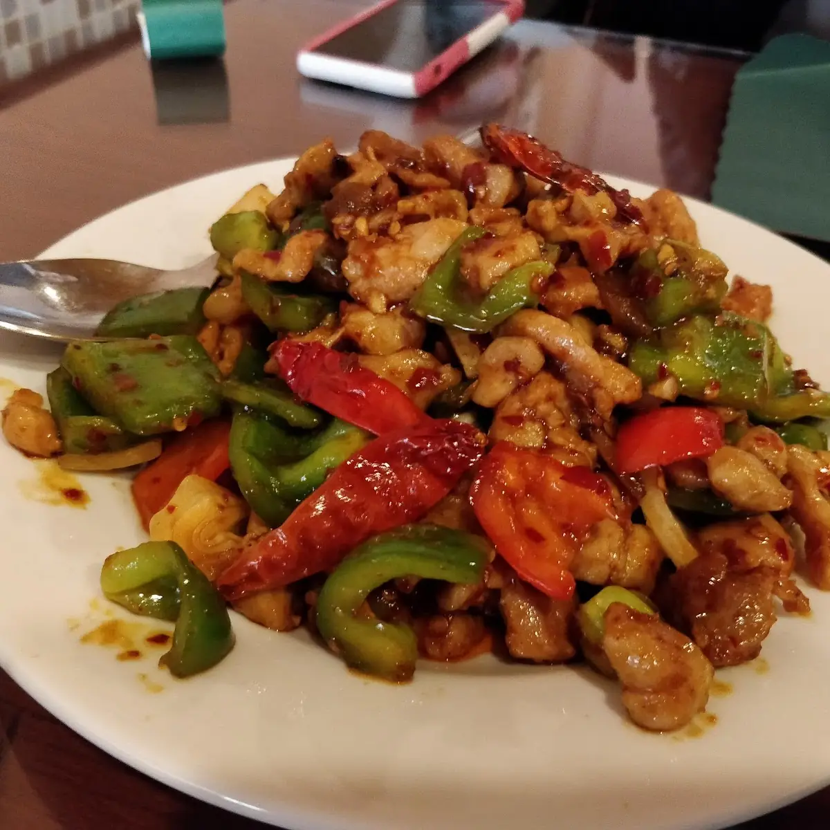 Schezuan Tri-Pepper Chicken
