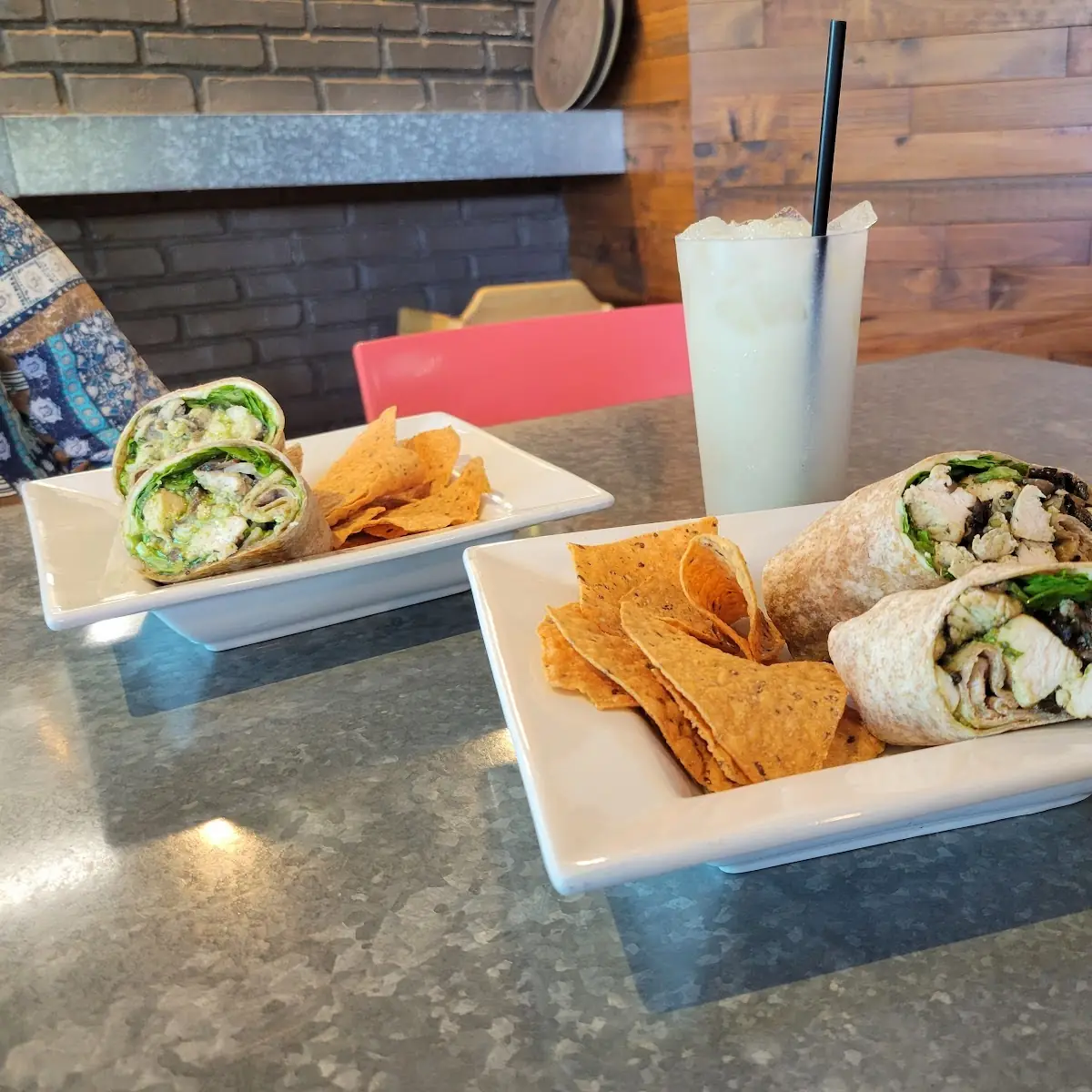 Chicken Pesto Wrap Sin Mayo
