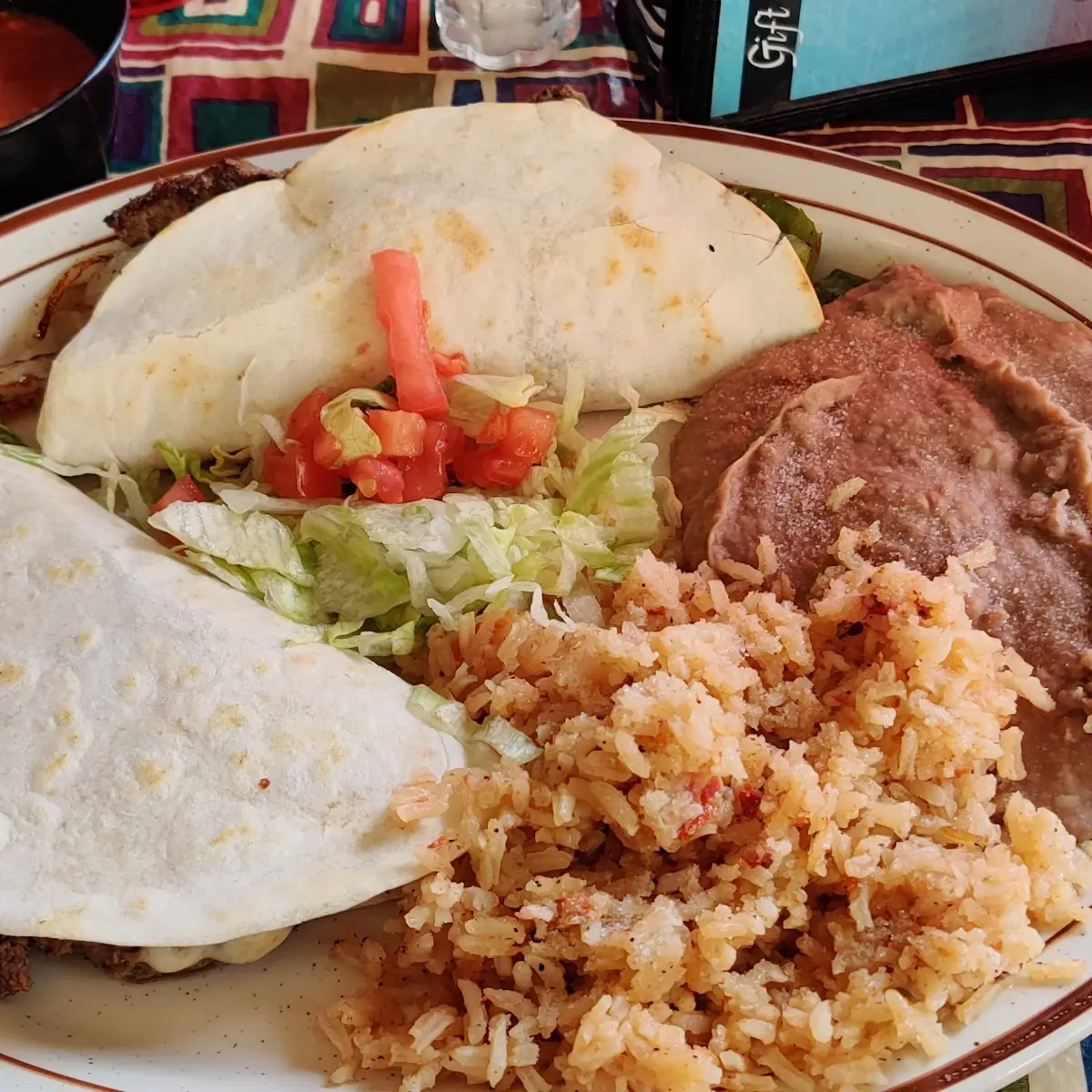 Fajita-Quesadilla Plate