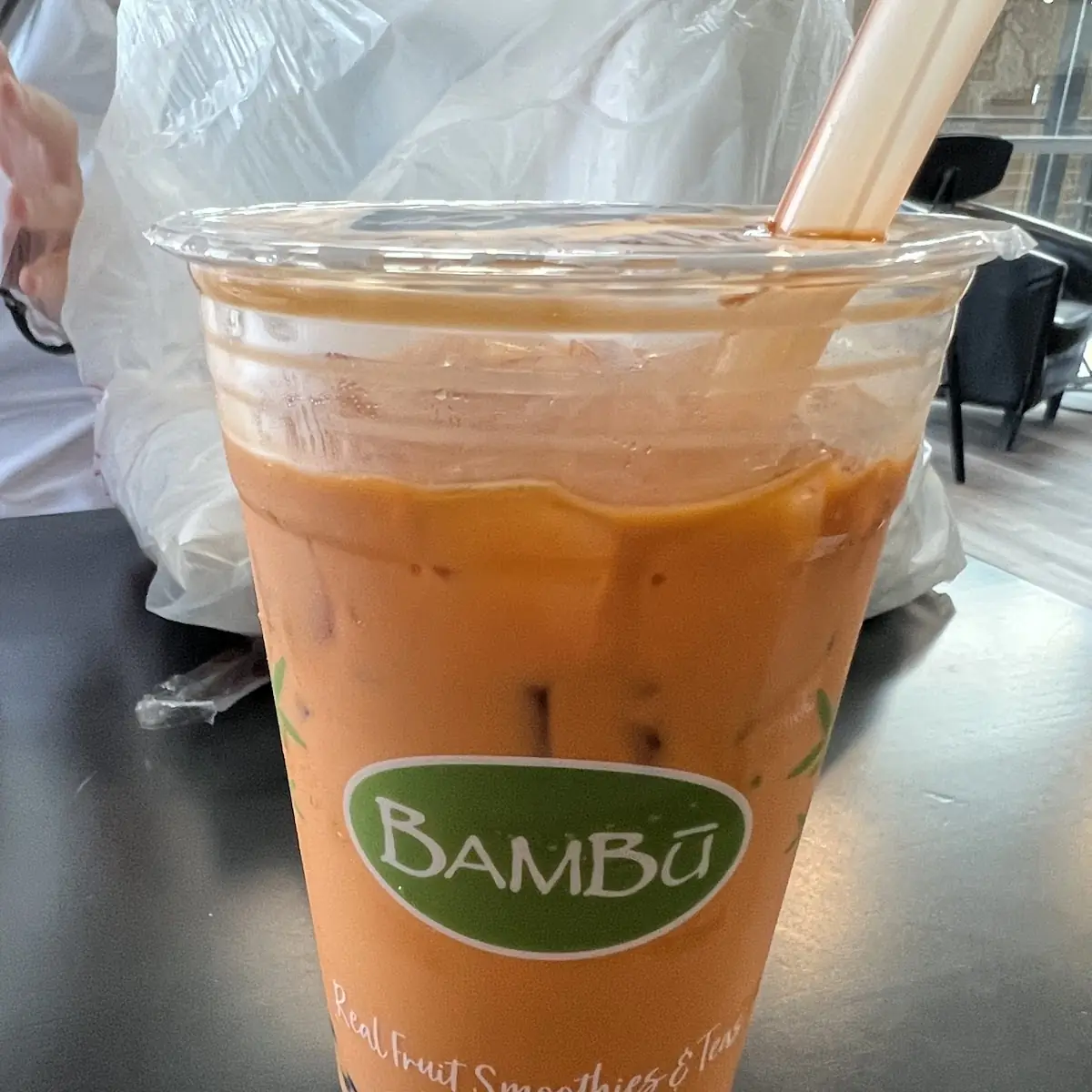 Thai Tea with Boba